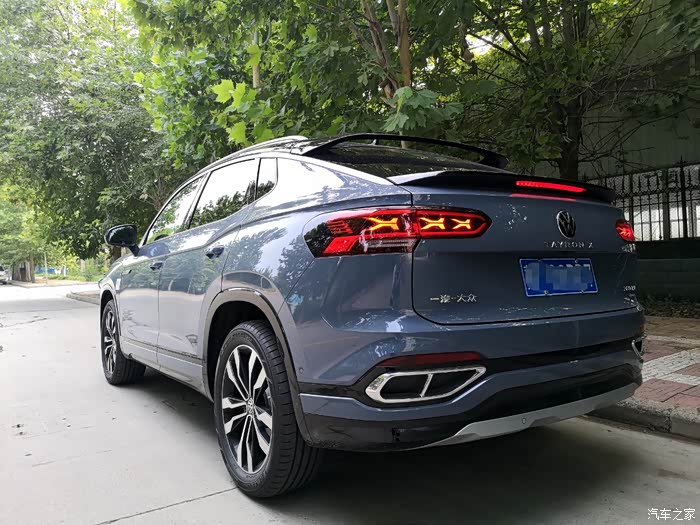 将coupe进行到底我的泰坦蓝色探岳x提车作业