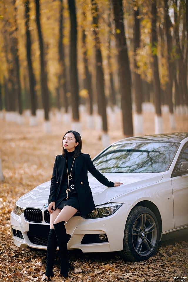 【图】〈忠于纯粹bmw3〉银杏林 车 媳妇_宝马3系论坛_汽车之家论坛