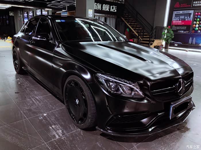 【图】抛开俗世,再一次变化,纯黑黑武士c_奔驰c级论坛_汽车之家论坛