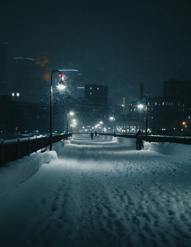 繁华城市夜景图片孤独图片