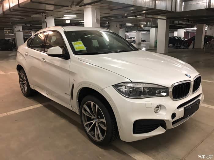 宝马x635im豪华矿石白色提车作业