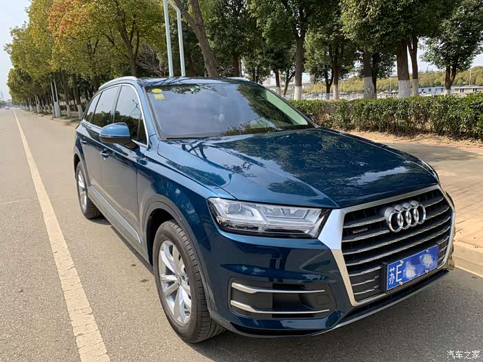 【图】2018款星际蓝提车作业(32岁圆梦q7)_奥迪q7论坛_汽车之家论坛