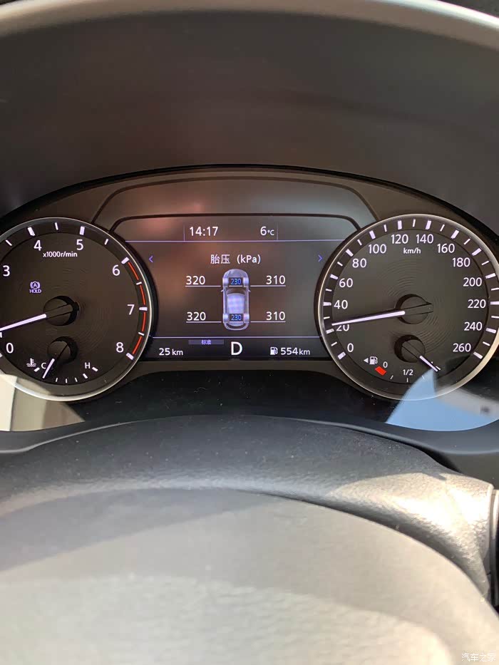 【图】这油耗吃不消!胎压正常吗?_英菲尼迪qx50论坛_汽车之家论坛