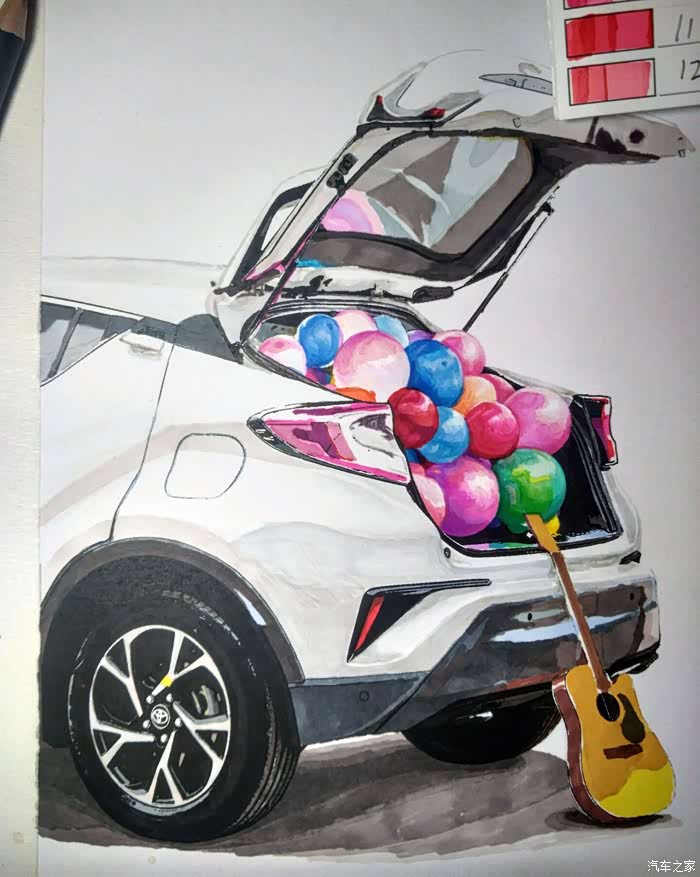 【宅家搞创作】手绘~惬意生活~小钢炮