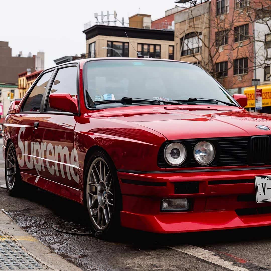 潮牌涂装的宝马e30 m3