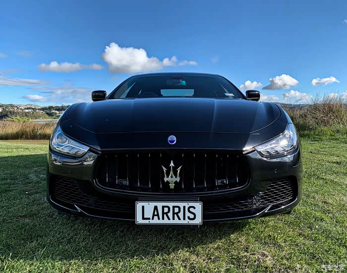 第一阶段外观改装完成玛莎拉蒂ghibli黑武士