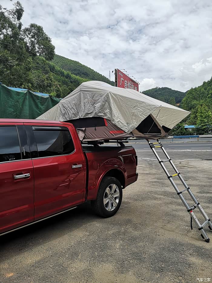 【图】福特f150-ltd试装车顶帐篷_福特皮卡论坛_汽车之家论坛