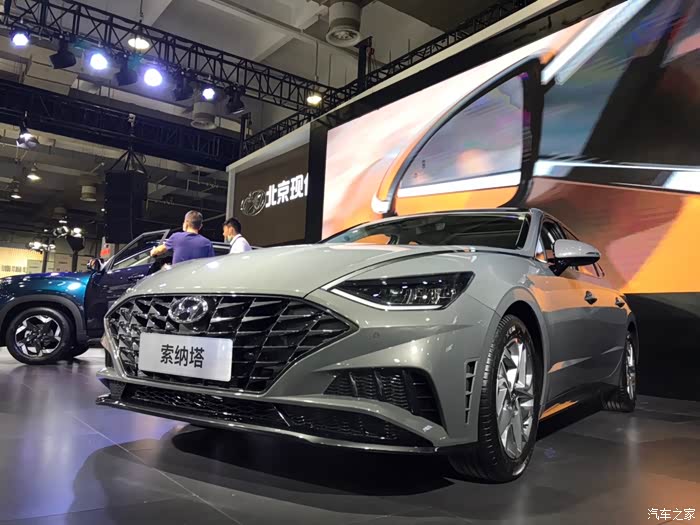 车展实拍第十代索纳塔