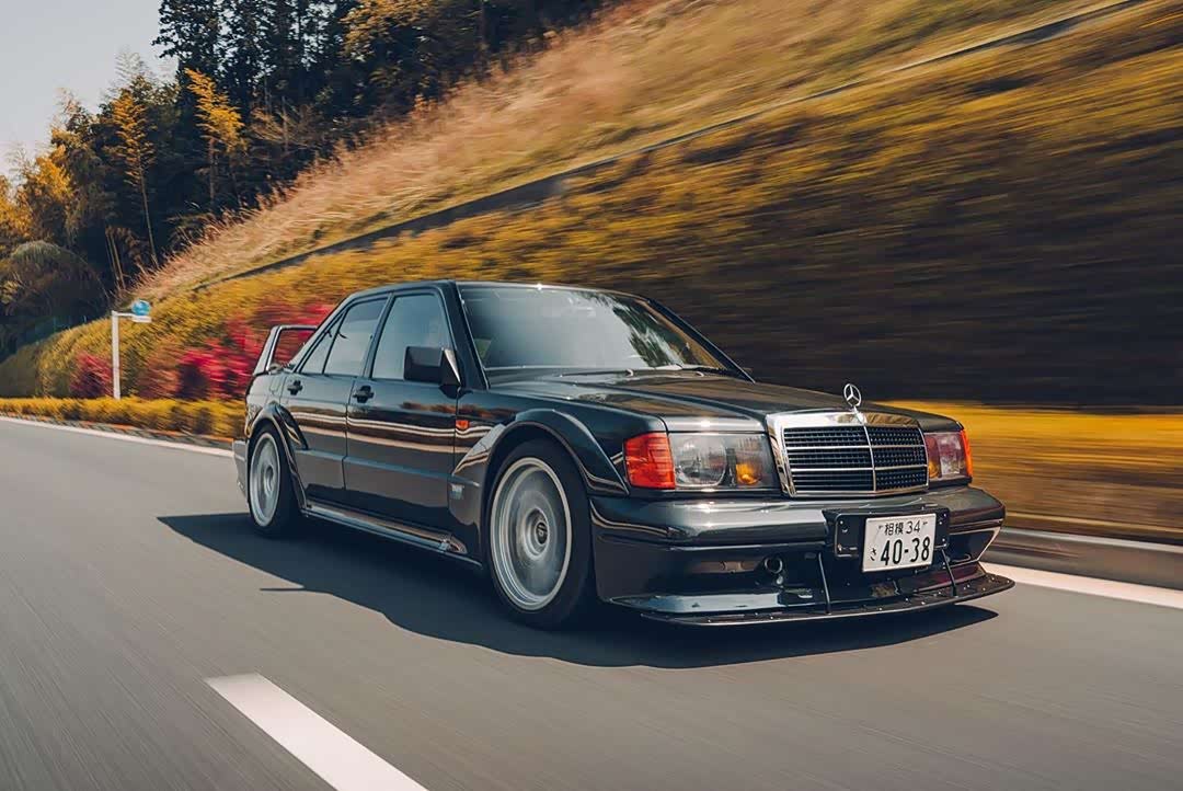 老爷爷辈的奔驰,c级祖师爷 190e evo ii.