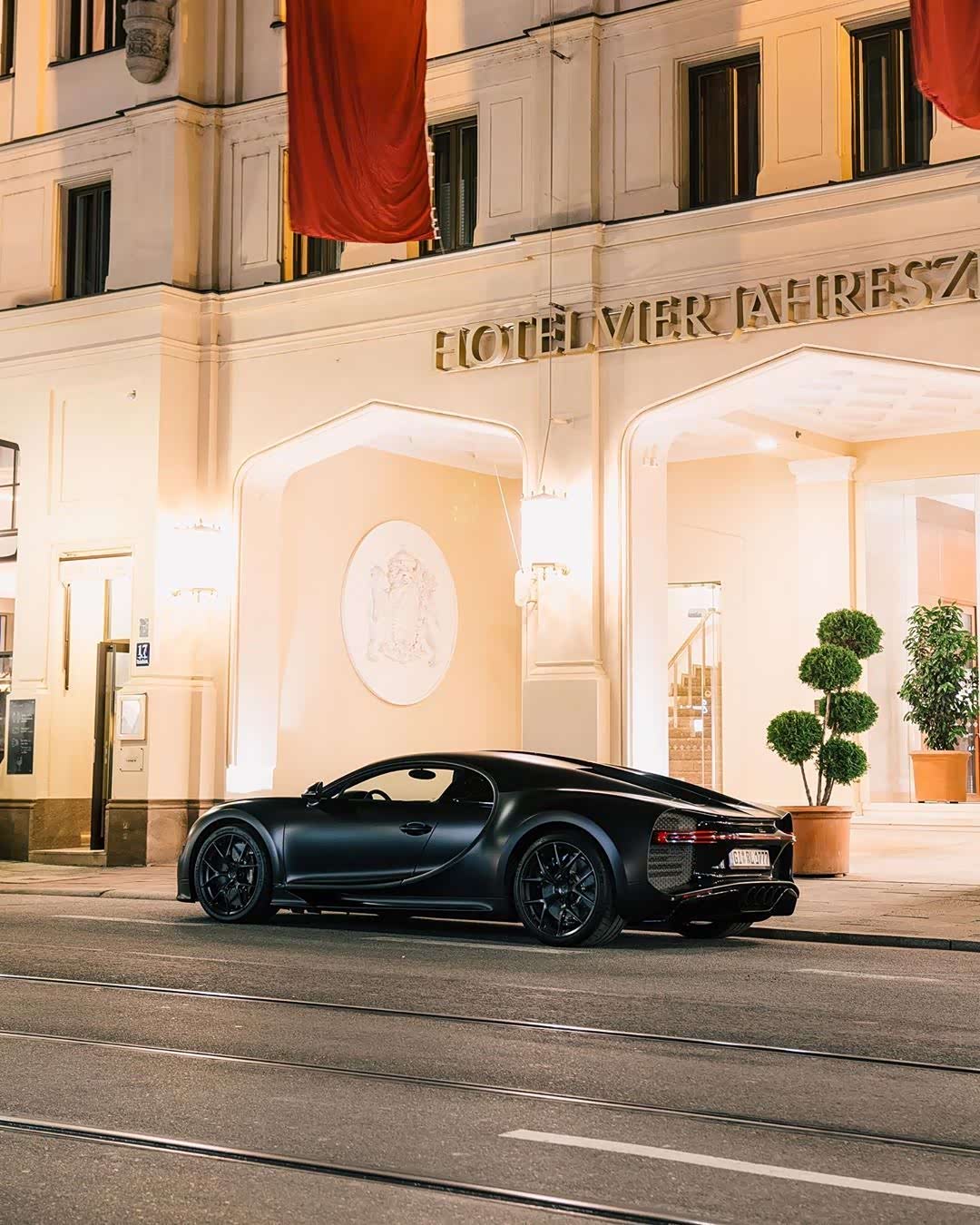 布加迪chironsport黑夜骑士降临