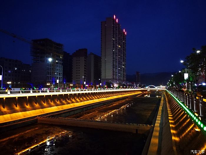 山阳县城夜景图片图片