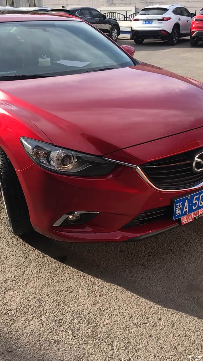 魂动红喷漆看出色差算我输