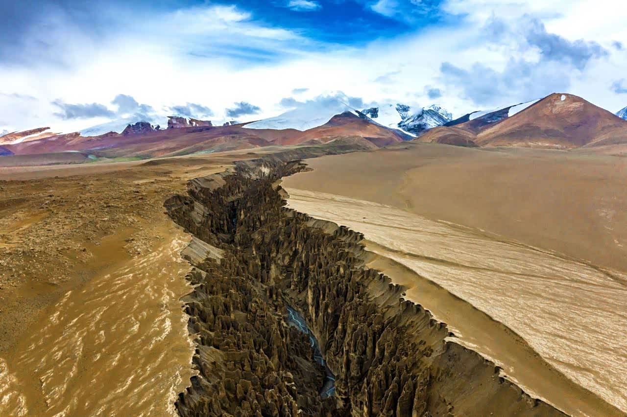 【图】西藏日喀则奇林峡景区,可以近观世界第三高峰:干城章嘉峰._北汽