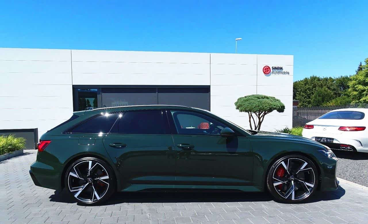 all-new rs6奥迪独家:布鲁斯特绿 超级好看