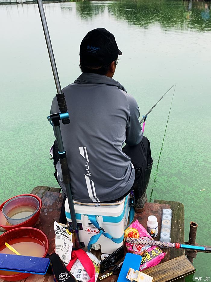 週末微雨自駕虎八農家魚塘垂釣