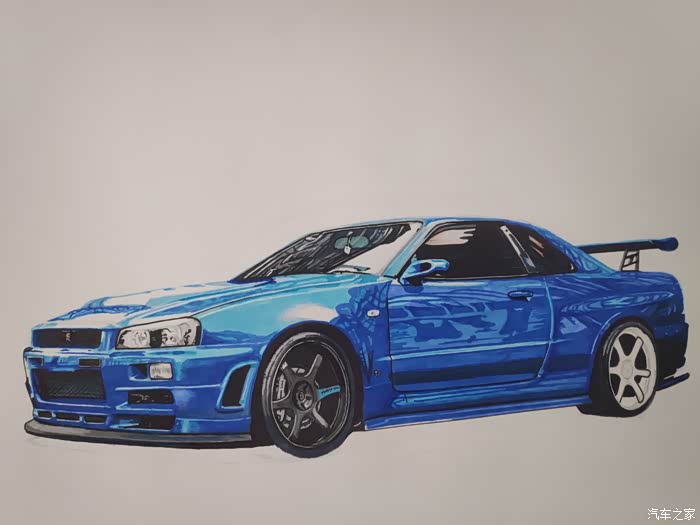 [花young玩汽绘]集结令  gtr r34