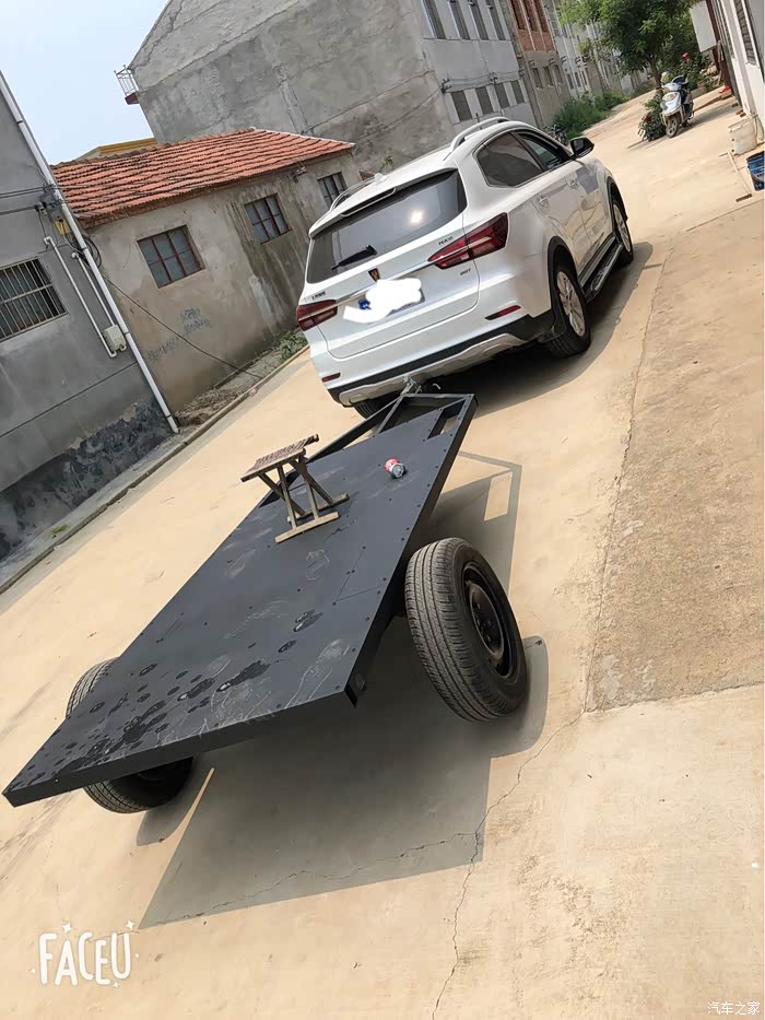 自制拖车,拖车杠!