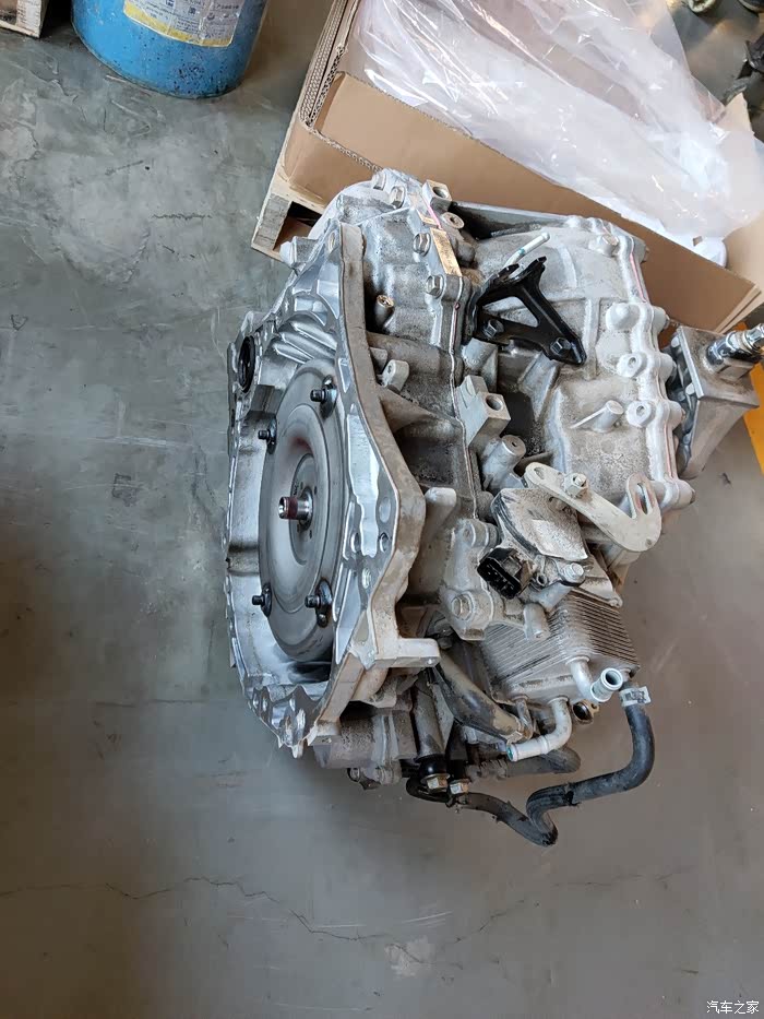 16款逍客换变速箱
