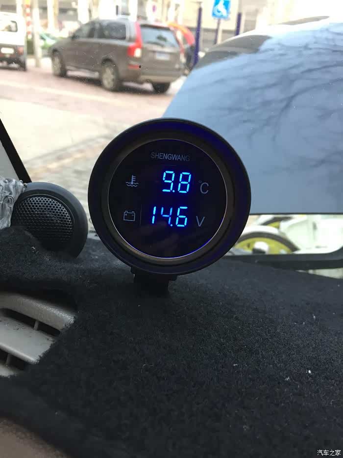 加装电子水温表