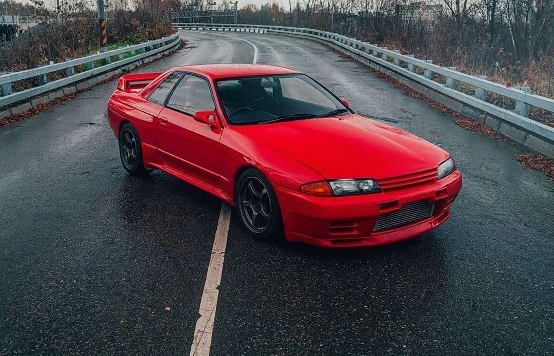 【图】战神尼桑gtr r32,红到爆表的帅_日产gt-r论坛_汽车之家论坛