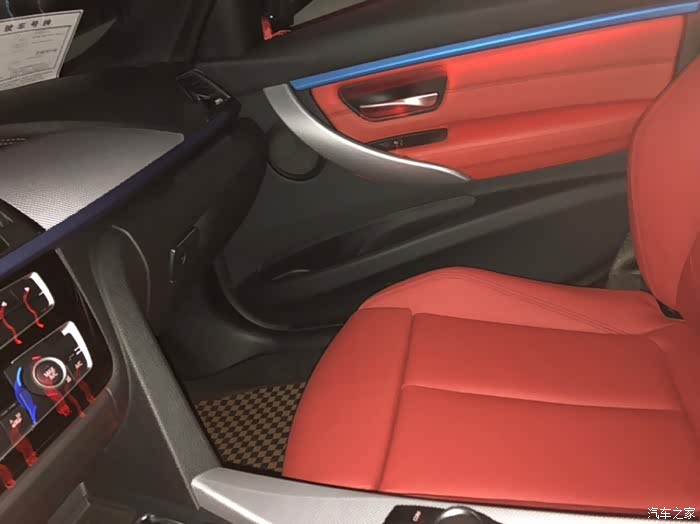 【图】19款320im 红内竟然配蓝铝 有大神能解释一下吗_宝马3系论坛