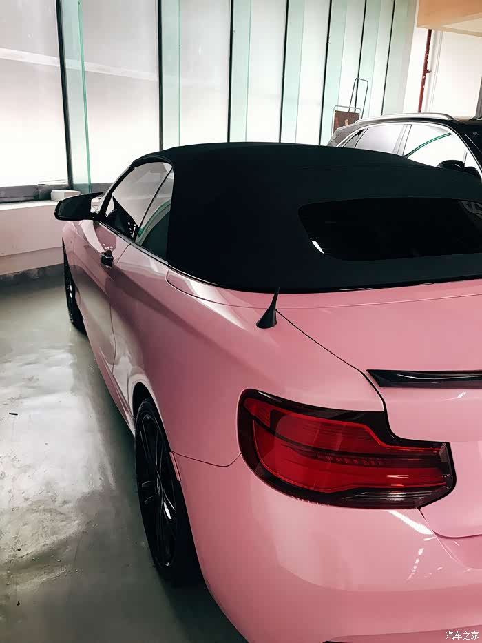 【图】深圳 225i樱花粉改电光钛金灰 记录一下~_宝马2系论坛_汽车之家