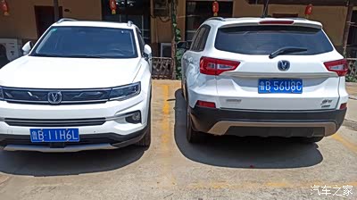 cs75遇上cs35兄弟两个,同样的帅气!