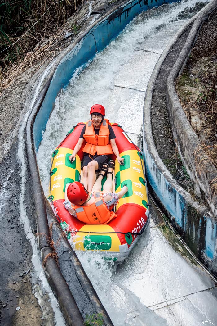 宁德博越车友会吉利车友浪在犀溪漂流