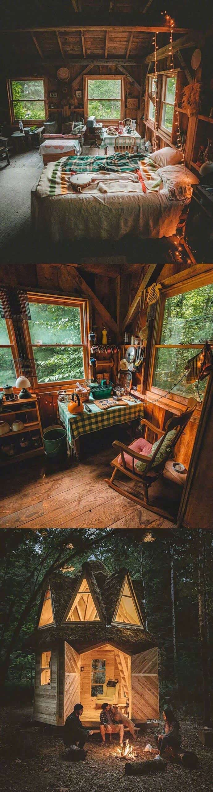 这样的森林小木屋,你喜欢么?
