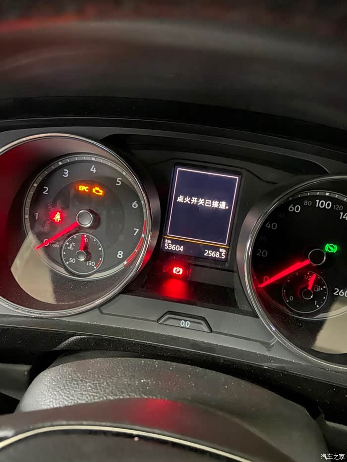 新款途观l刹车异常刹车片偏磨严重