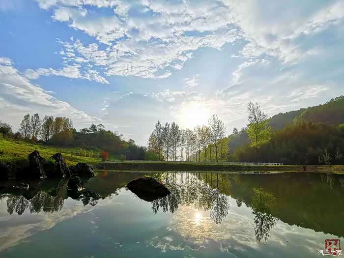不开滤镜的美丽富阳天井山庄园