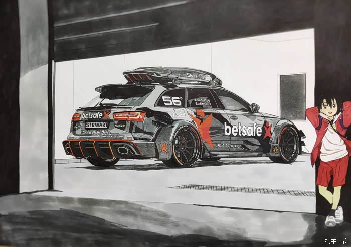 z世代计划入学小试马克笔手绘rs6dtm