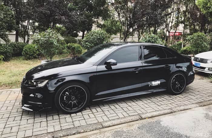 奥迪a3黑武士改装浙江嘉兴by电工吴师傅