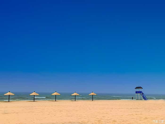 自驾游昌黎阿那亚度假区北方最美海滩网红美女打卡地