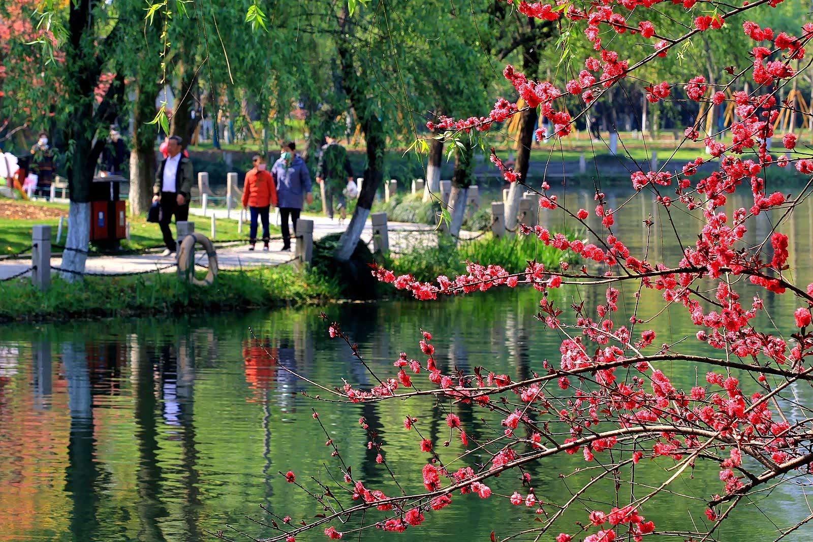 马鞍池公园位于温州市区中心,景色清新秀丽,端庄质朴!好美