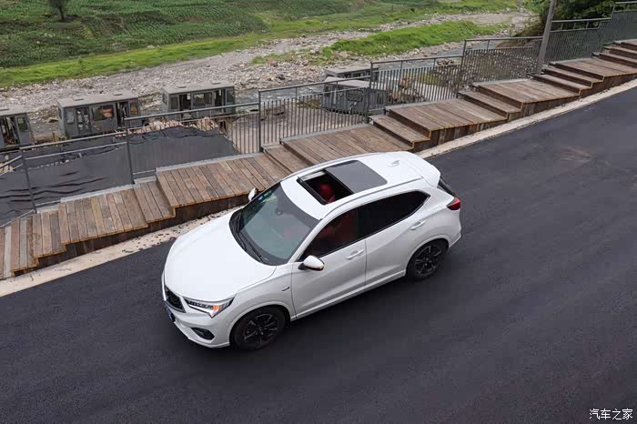 【图】俯拍坡道上的cdx_讴歌cdx论坛_汽车之家论坛