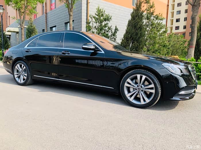 宝马5系升级奔驰s350l豪华作业