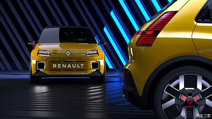 【图】橘黄色的2021 renault雷诺 5 co,可真是酷炫呀_科迈罗论坛_汽车