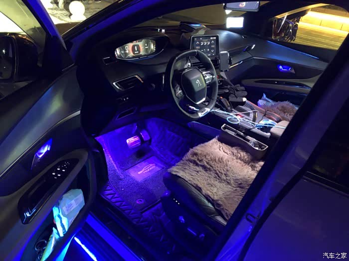 【图】氛围灯安装完毕_标致5008论坛_汽车之家论坛