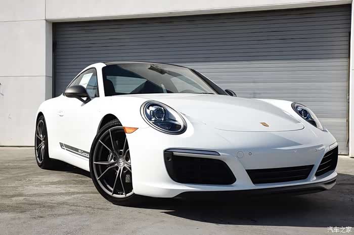 保时捷911carrerat纯白色的911也好帅