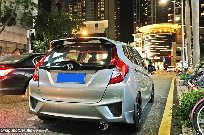 飞度ge越来越喜欢,换装spoon n1,晒一下