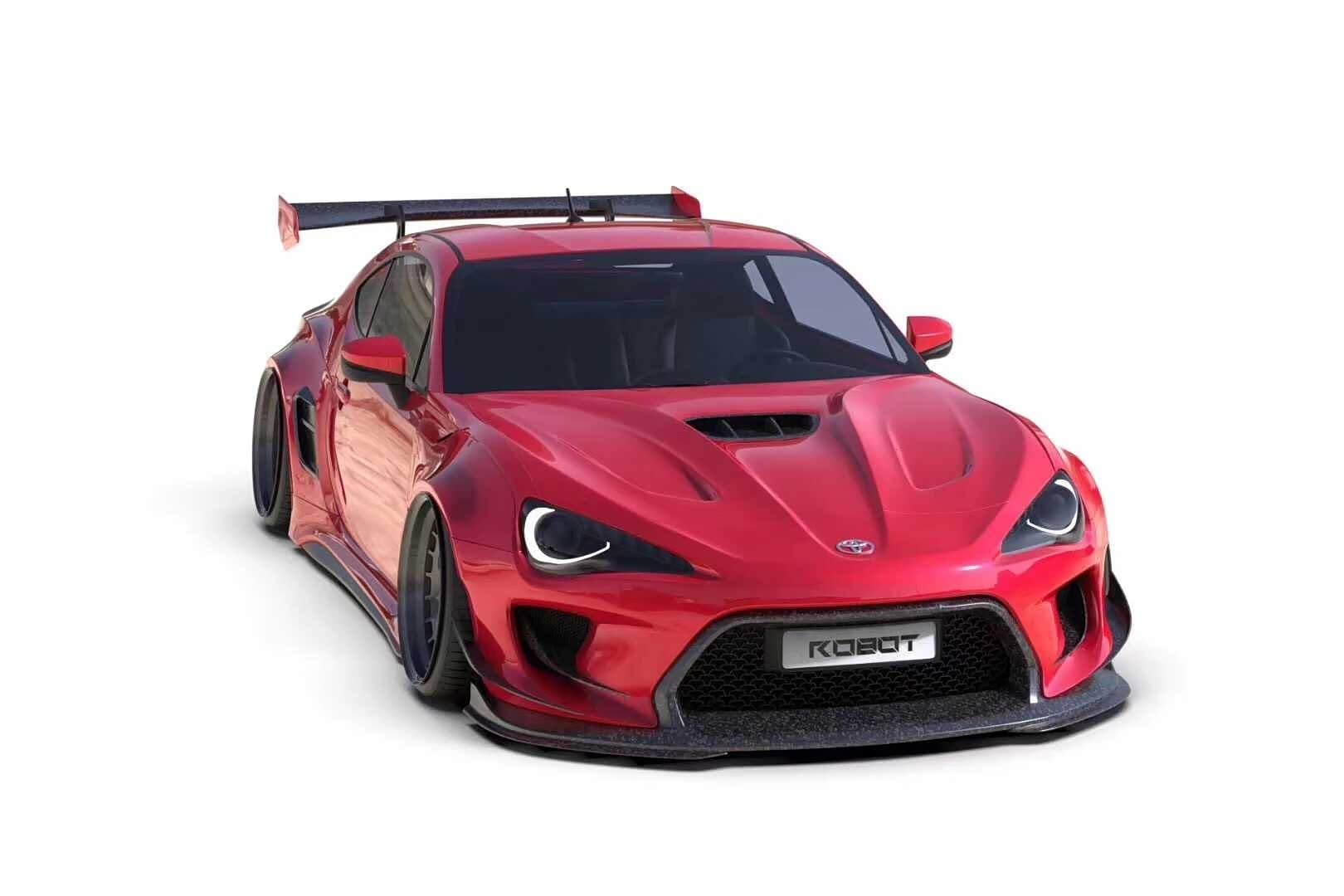 丰田gt86改装机器人大包围