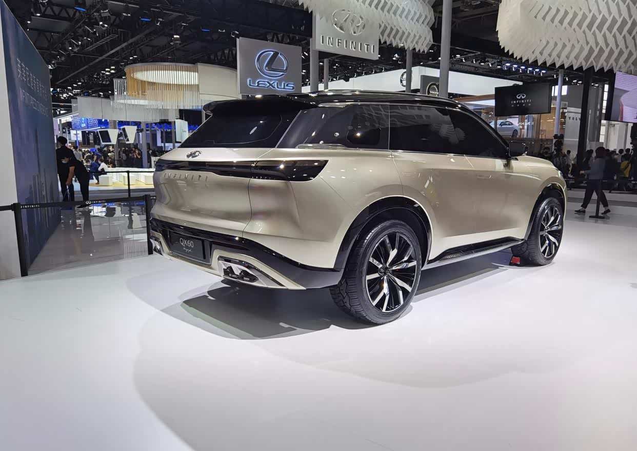 北京车展上的英菲尼迪qx60概念车