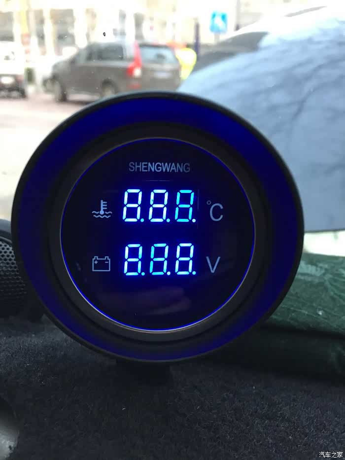 加装电子水温表