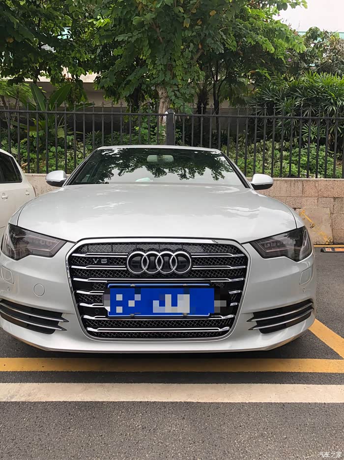 二手12款奥迪a6 银色2.5 v6 提车帖