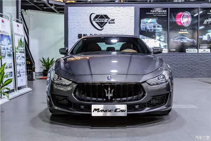 玛莎拉蒂ghibli改装亮黑双竖杆中网做个独一无二的绅士