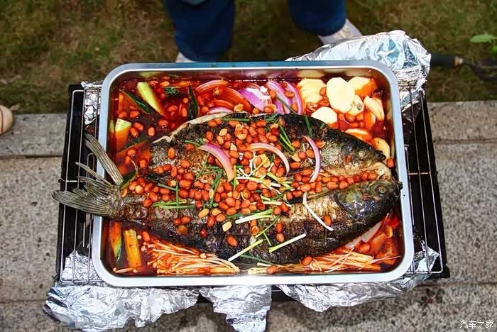 和骁途的美好生活回忆户外烤鱼快意人生