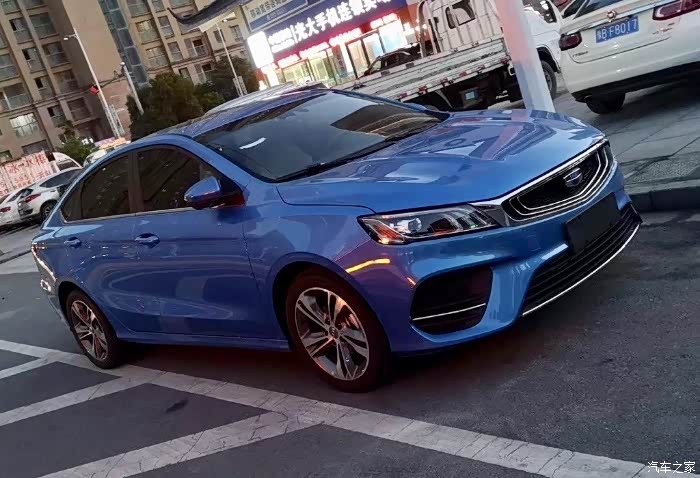 吉利缤瑞,蓝色,漂亮