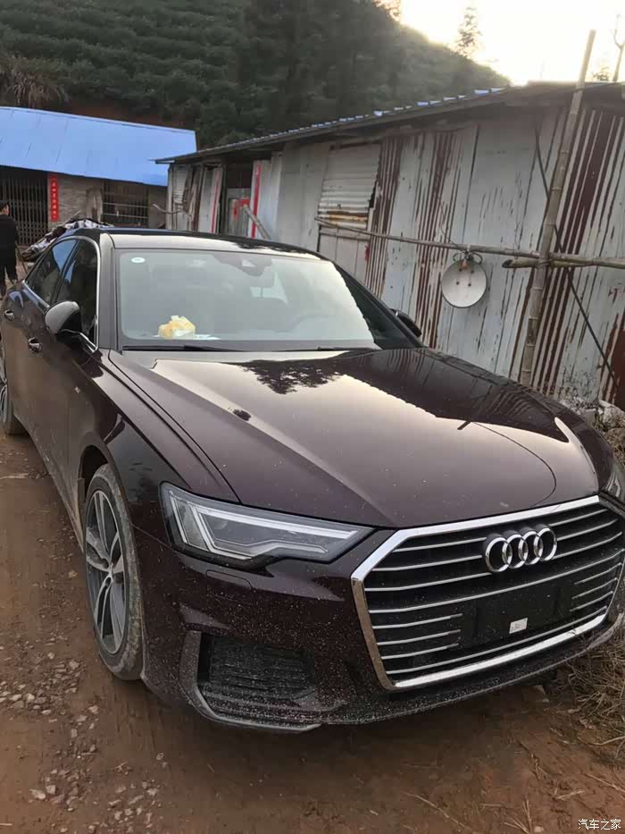 【图】家庭新成员~~~~~新a6l日珥红提车作业~~~~~~_奥迪a6l论坛_汽车