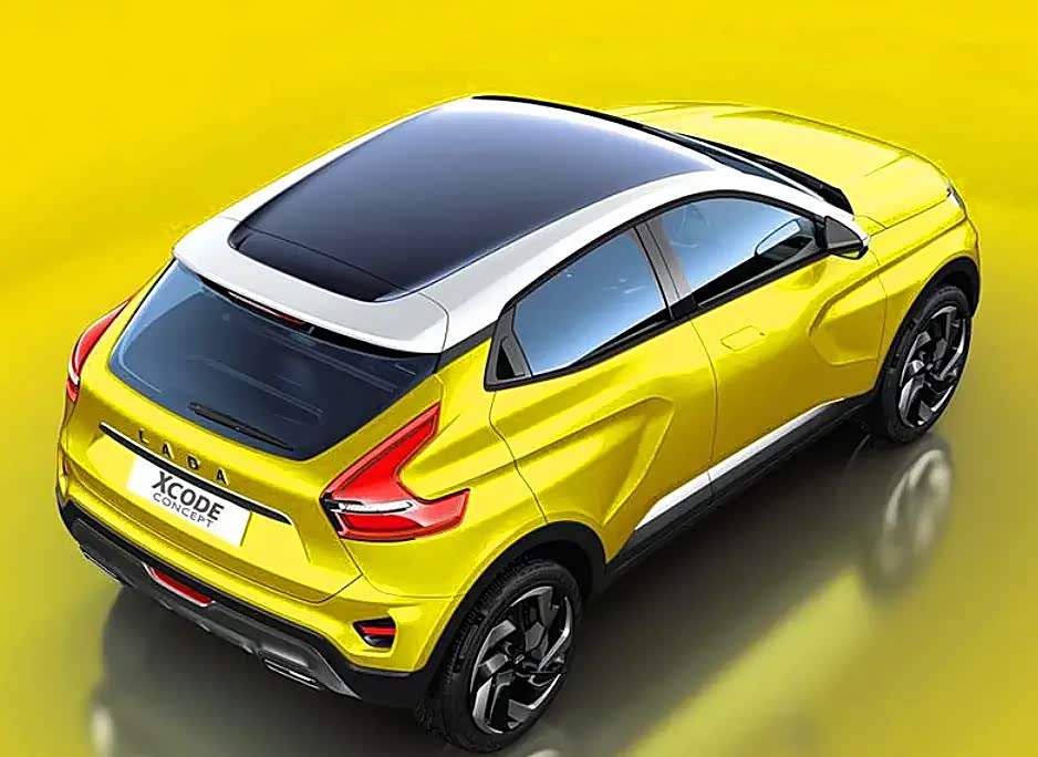 拉达xcode侧面看上去有一种奔驰gla的既视感!